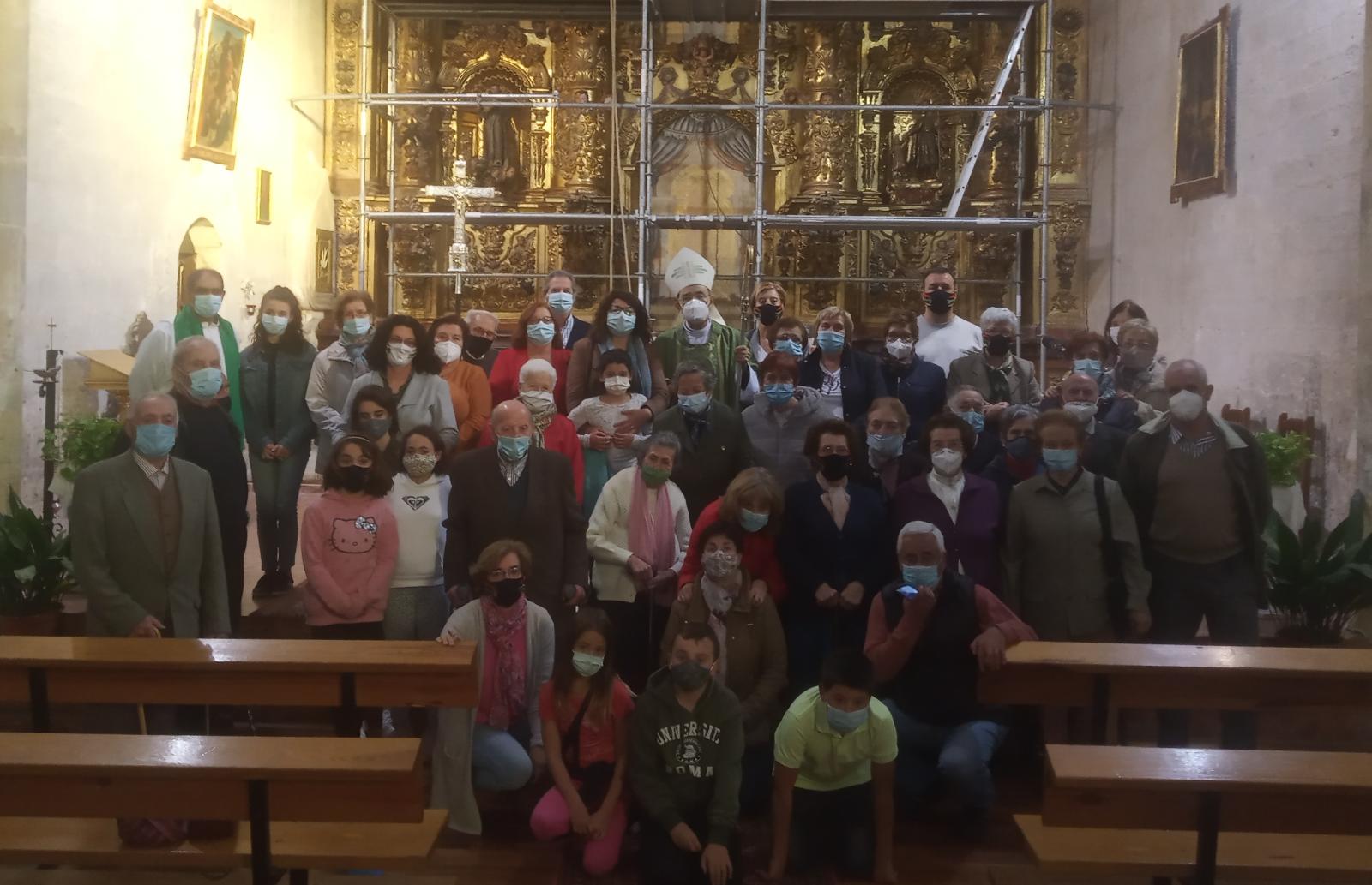 Don Fidel Herráez visita la Unidad Pastoral de Huerta de Rey 2 Arauzo de Miel