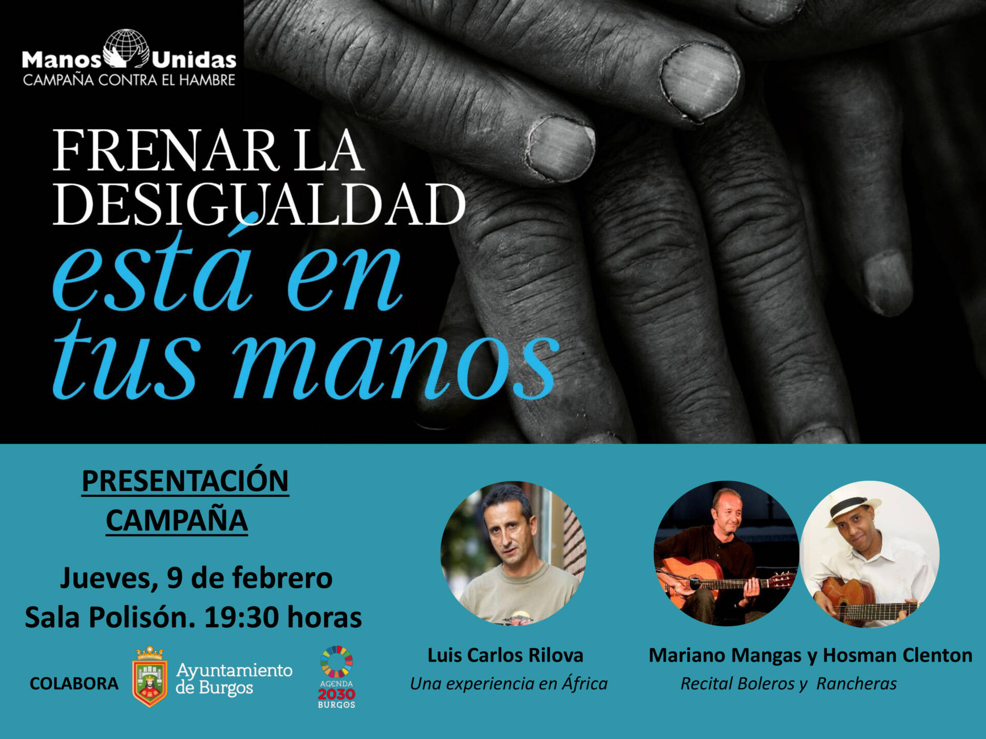 Cartel presentacion campaña Manos Unidas Cartel presentacion campaña Manos Unidas