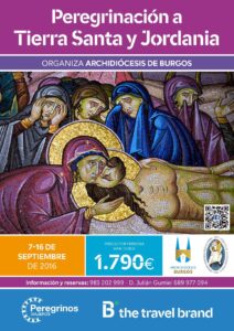 Cartel Tierra Santa y Jordania A4