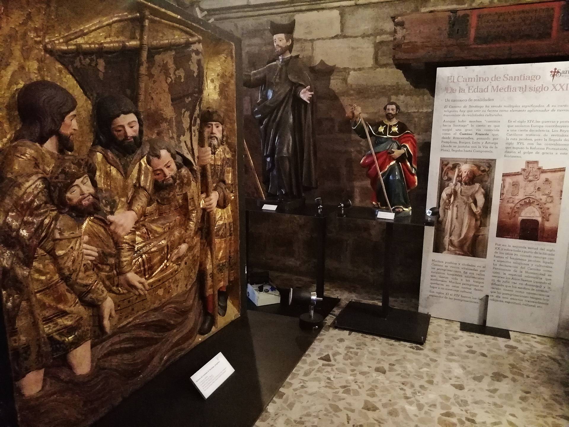 La exposición «Santiago, el peregrino de Burgos» supera los 2.000 visitantes 1 Exposicion Santiago