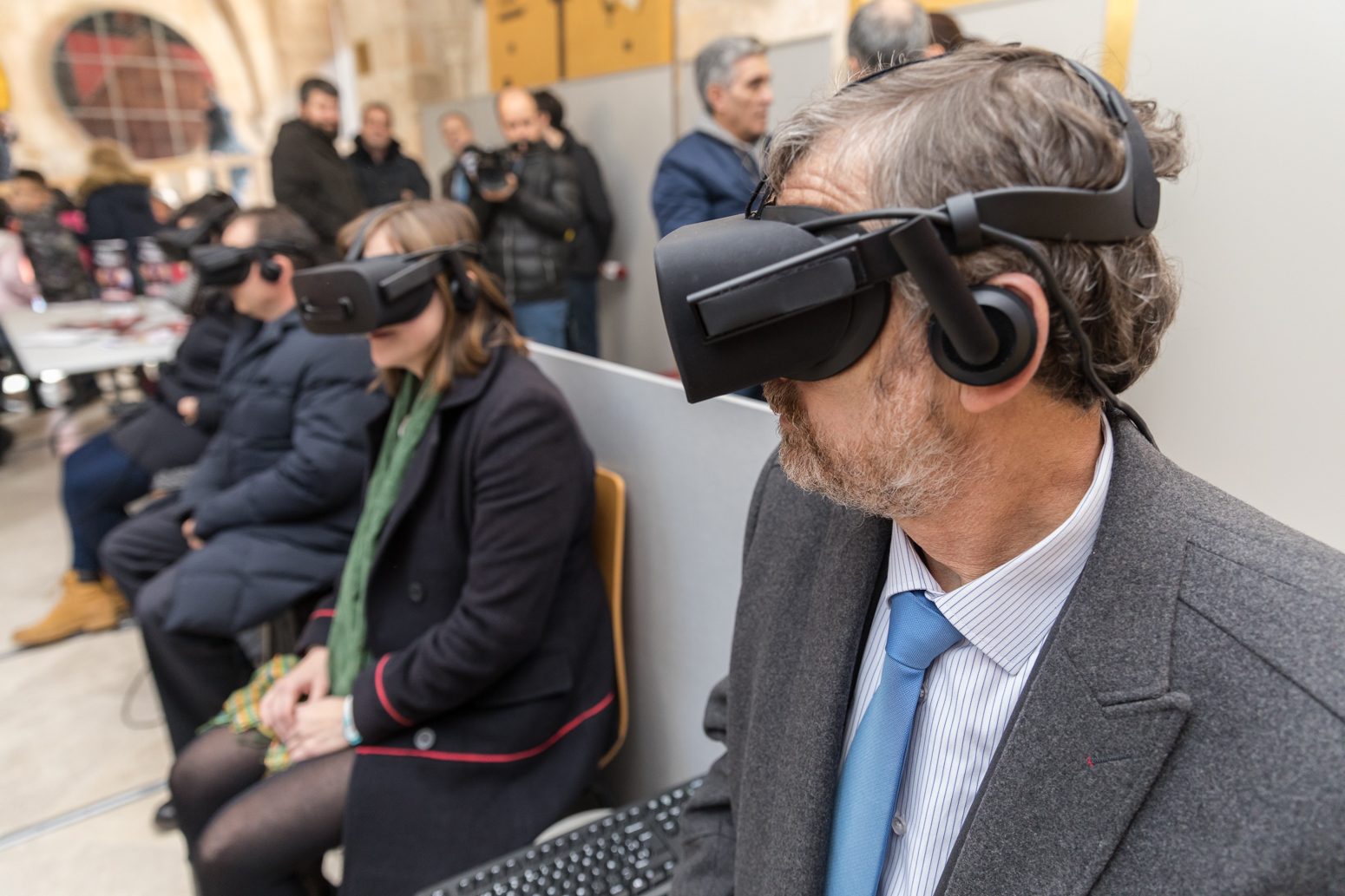 La Universidad de Burgos muestra en la Catedral un belén en realidad virtual 3 I50A1104