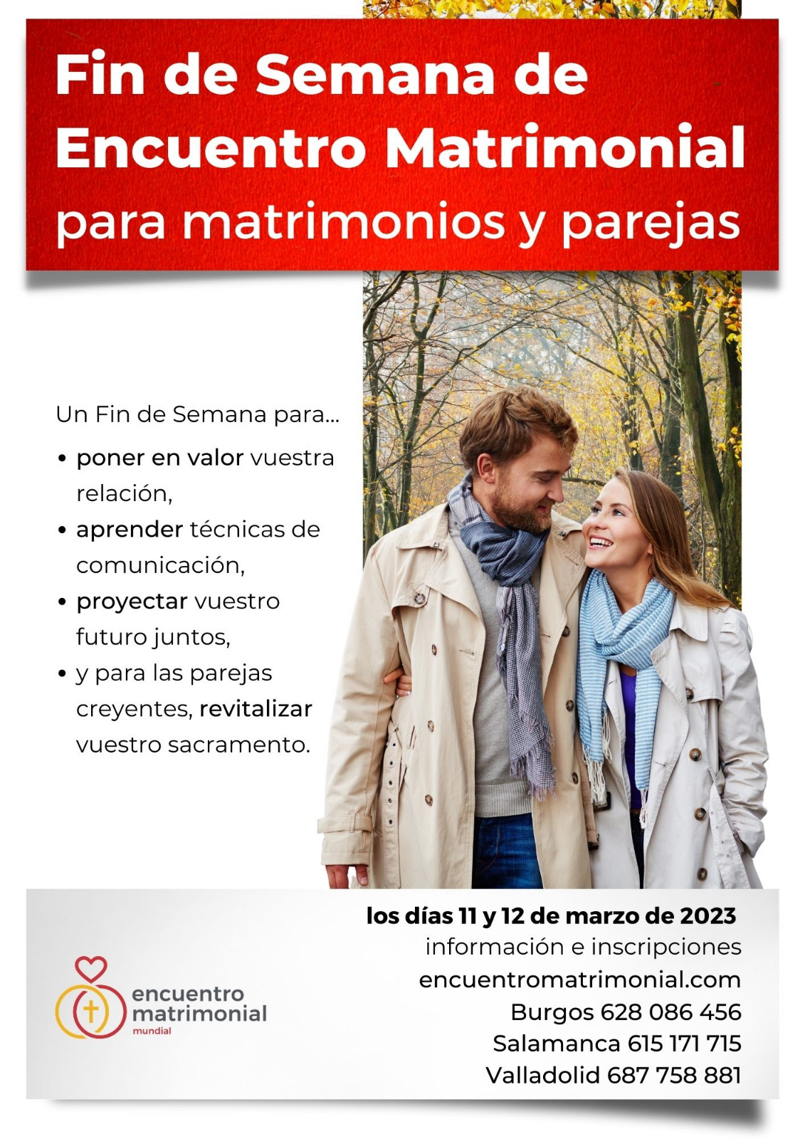 Nuevo encuentro «Fin de semana» para matrimonios y parejas en Burgos 1 Encuentro matrimonial