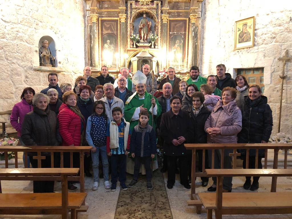 El arzobispo visita la Unidad Pastoral de Cardeñadijo 7 Los Ausines