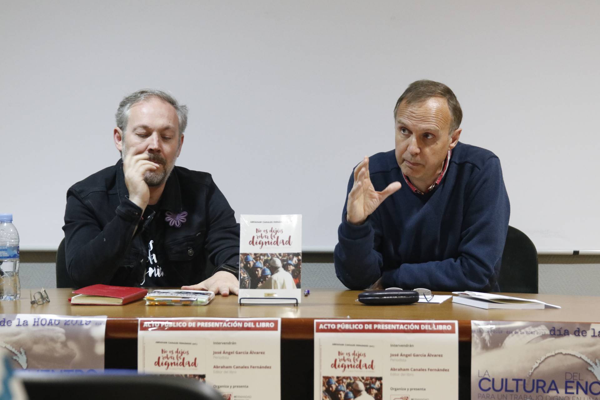 Abraham Canales presenta en Miranda su libro sobre el Papa y el trabajo 3 _MG_1146