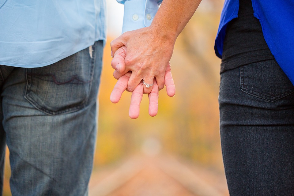 Pareja novios