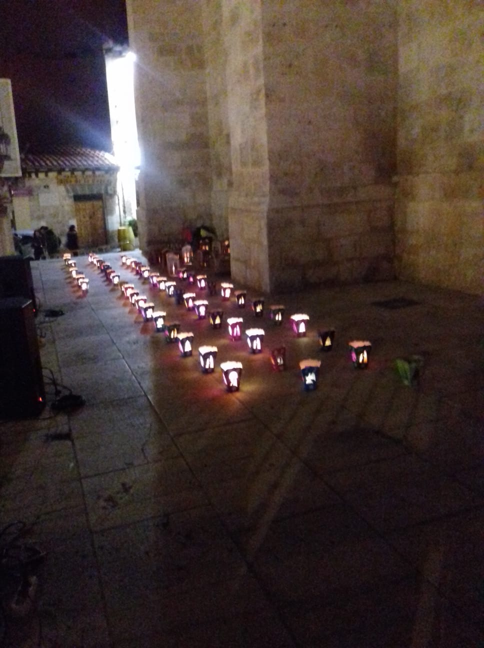 Aranda de Duero y Colombia, unidos por la Inmaculada 8 Velitas