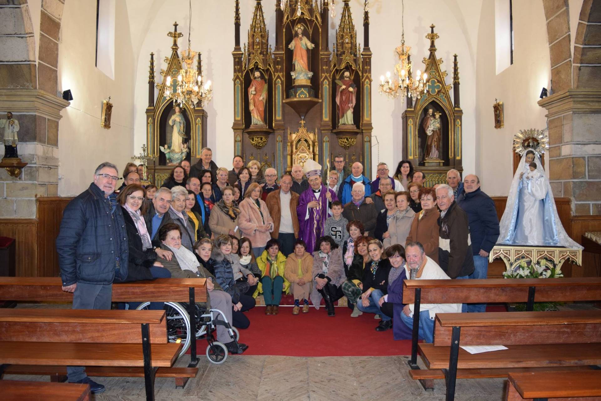 Concluye la visita del arzobispo a la Unidad de Villarcayo 4 Villarcayo 07 12