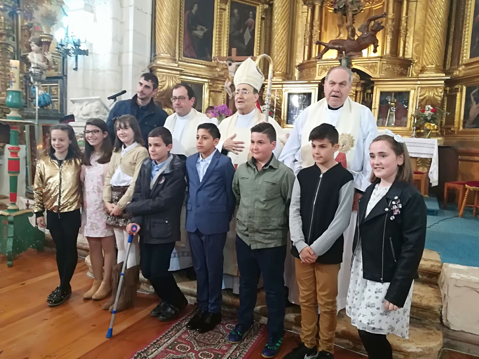 Don Fidel Herráez visita la unidad pastoral de Arcos de la Llana 1 arcos de la llana 1