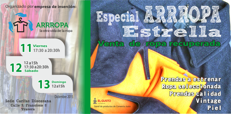Arrropa organiza un fin de semana dedicado a la venta especial de ropa reciclada 1 arrropa 2