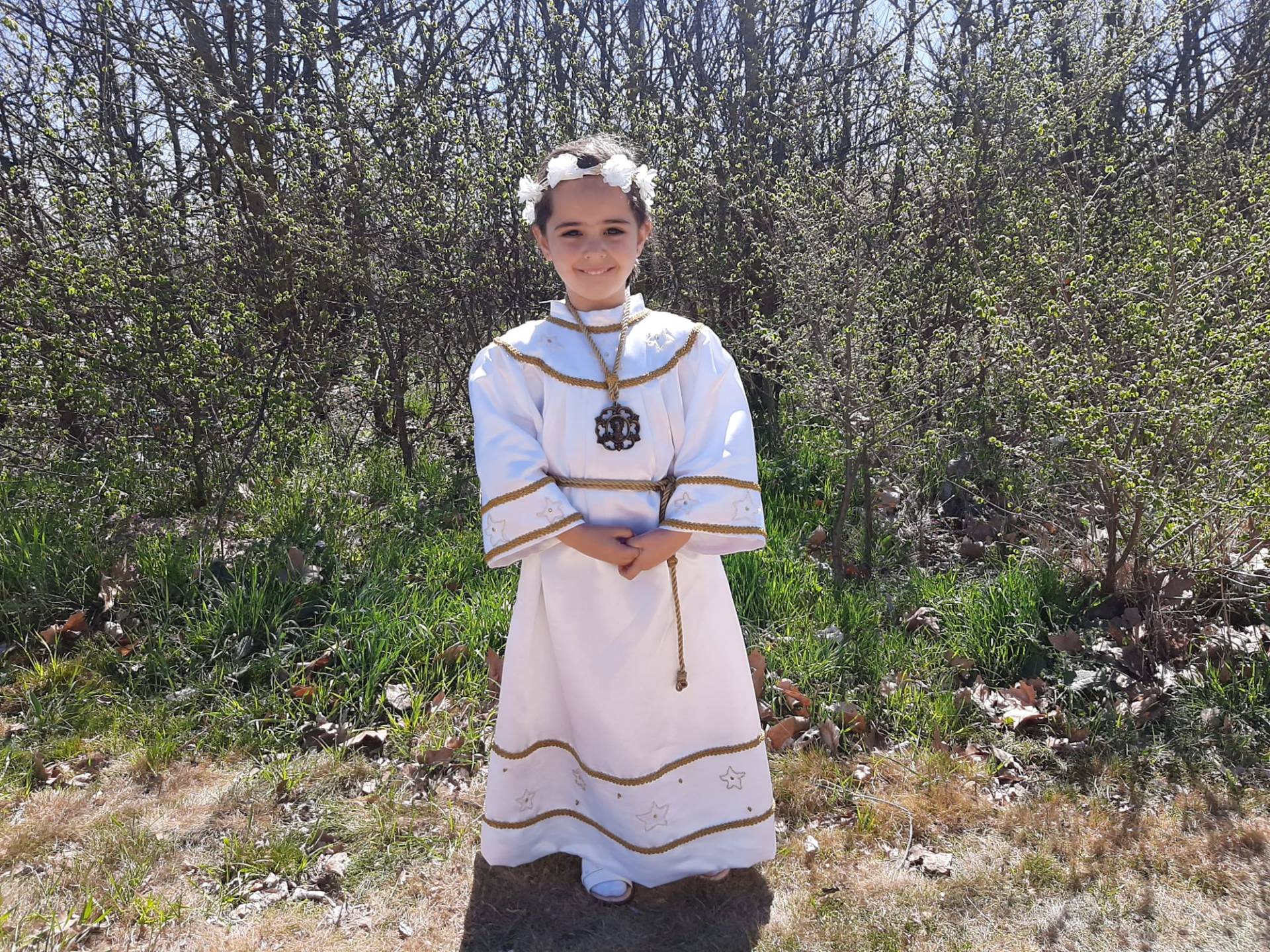 Un ángel de tradición familiar 1 Bajada del angel Aranda (1)