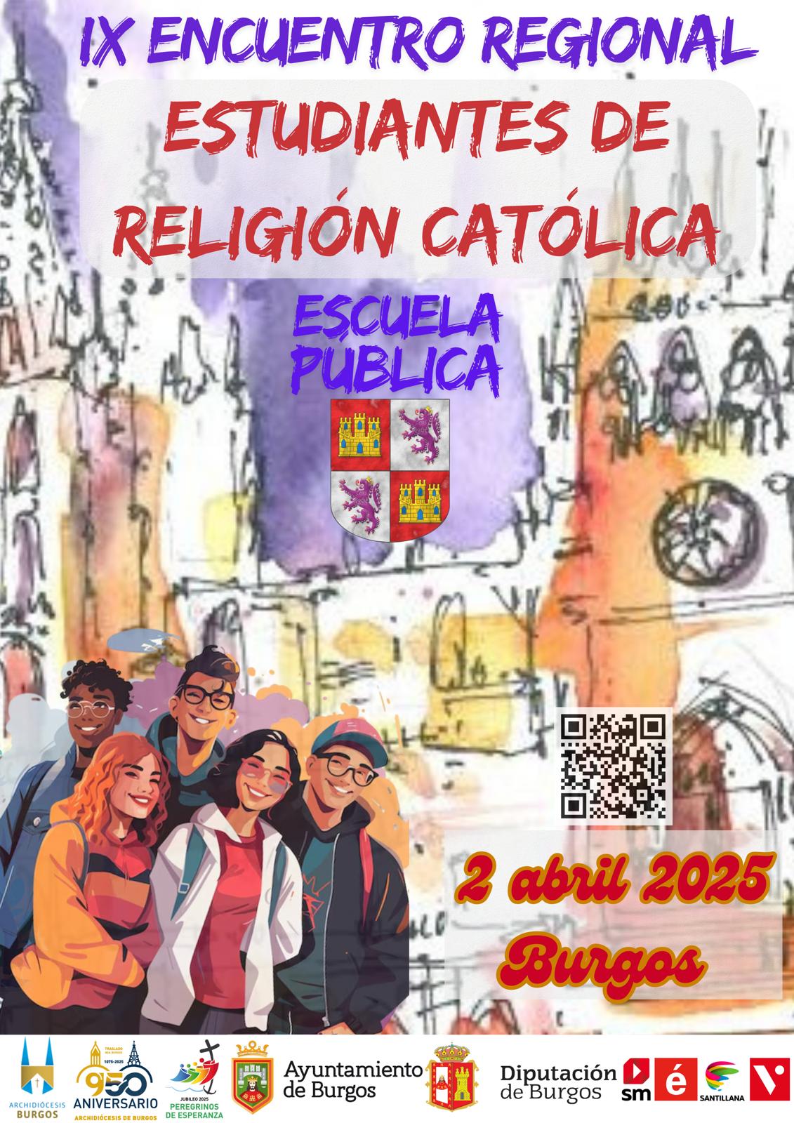 Burgos acogerá a más de 1.200 estudiantes de Religión de la escuela pública de Castilla y León