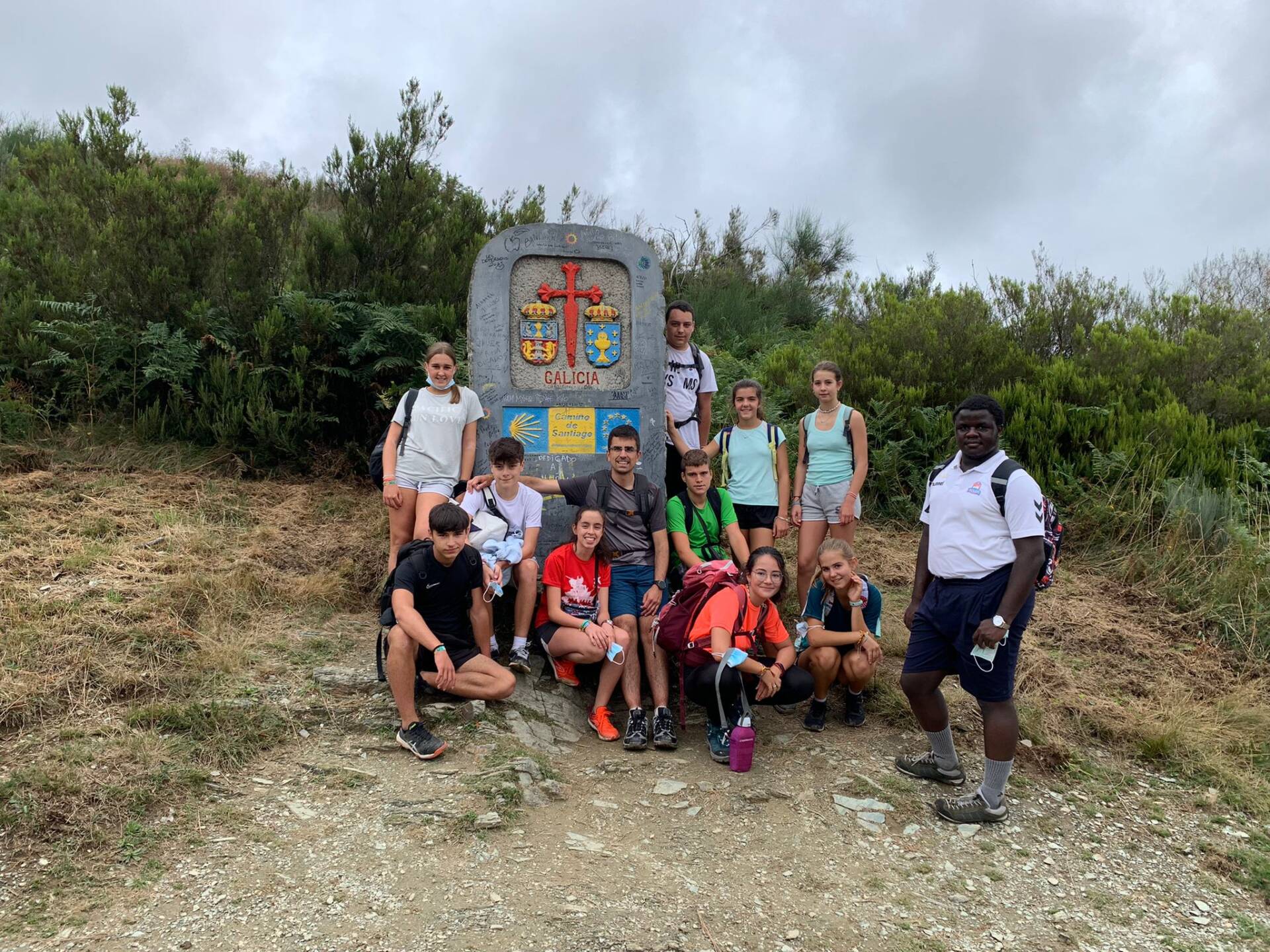 Adolescentes de la diócesis llegan a Galicia con la vista puesta en la Peregrinación de Jóvenes de Santiago 8 camino de santiago