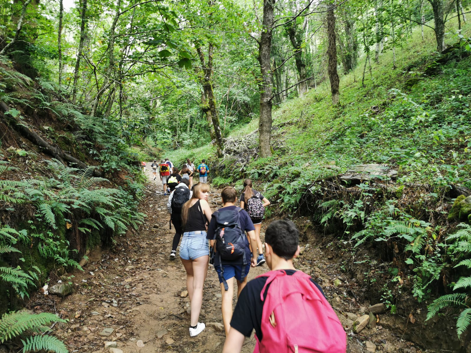 Adolescentes de la diócesis llegan a Galicia con la vista puesta en la Peregrinación de Jóvenes de Santiago 7 camino de santiago