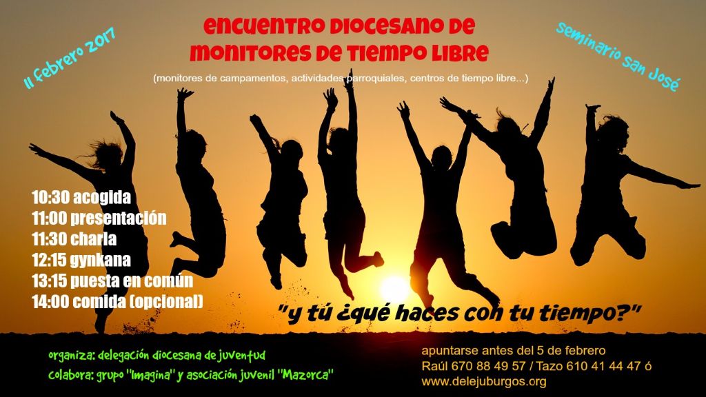 Encuentro de monitores campamento y tiempo libre 1 cartel bis