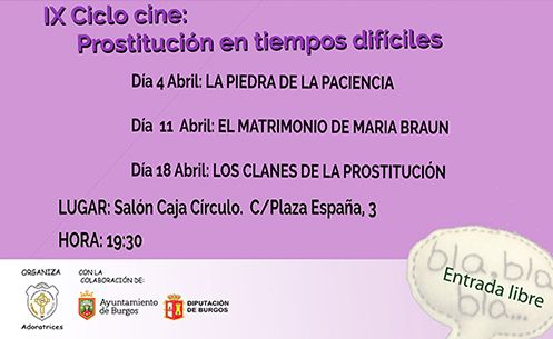 Las Adoratrices de Burgos lanzan la campaña «Hablando de prostitución y trata 2016» 2 carteladoratrices2.jpg
