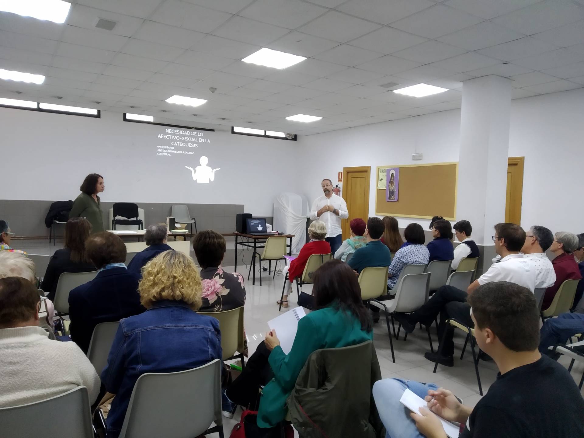 El curso se desarrolló en la parroquia de San Julián.
