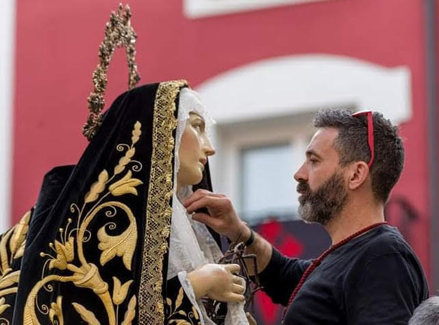 La Soledad de Burgos: el trabajo discreto del mayordomo que cuida cada detalle 1 cofradia soledad burgos mayordomo semana santa 2026