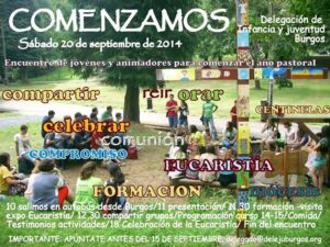 COMENZAMOS/ 20 SEPTIEMBRE 2014 1 comienzo