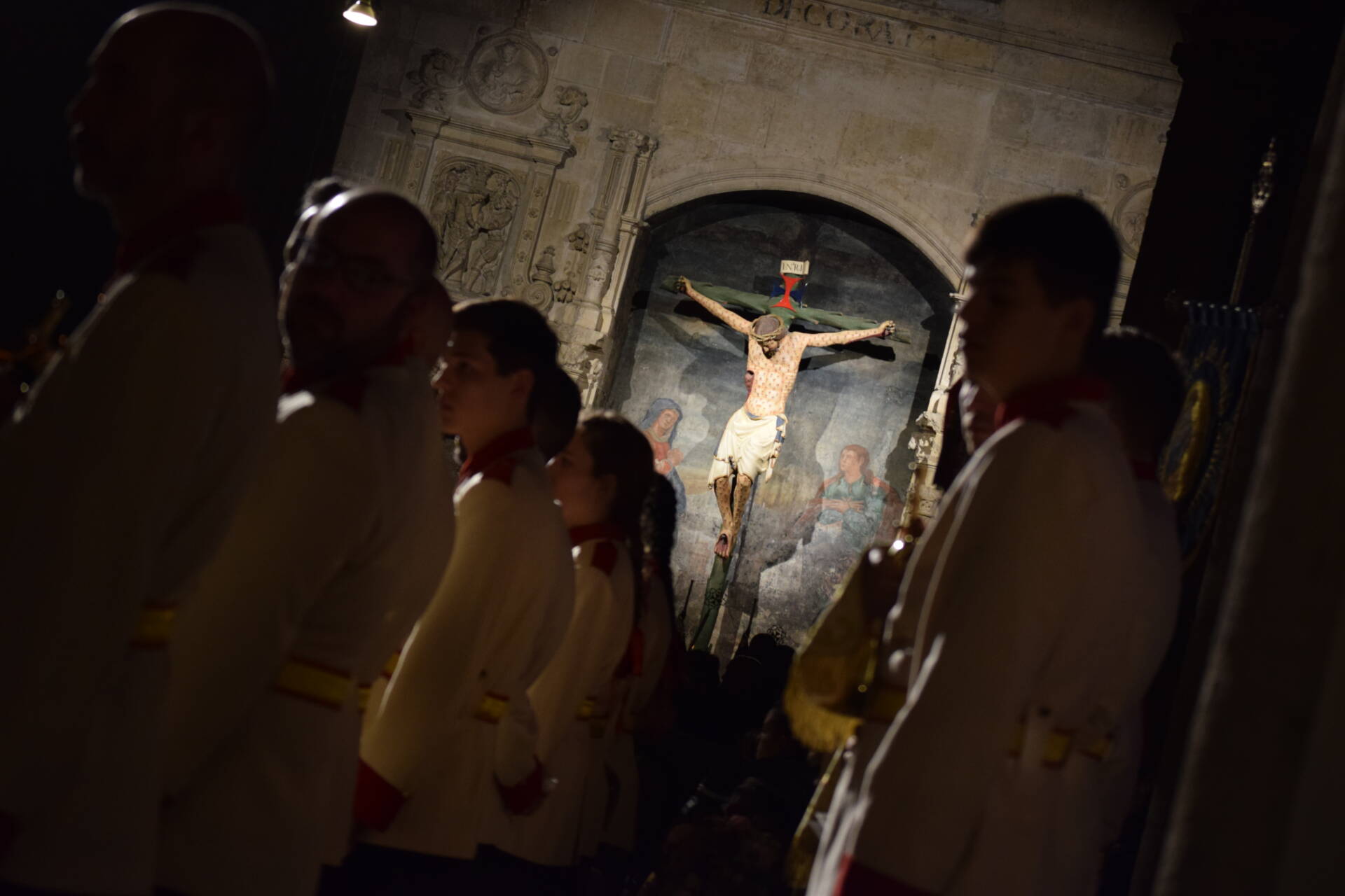 Devoción y lluvia 4 devoción lluvia procesion del encuentro burgos