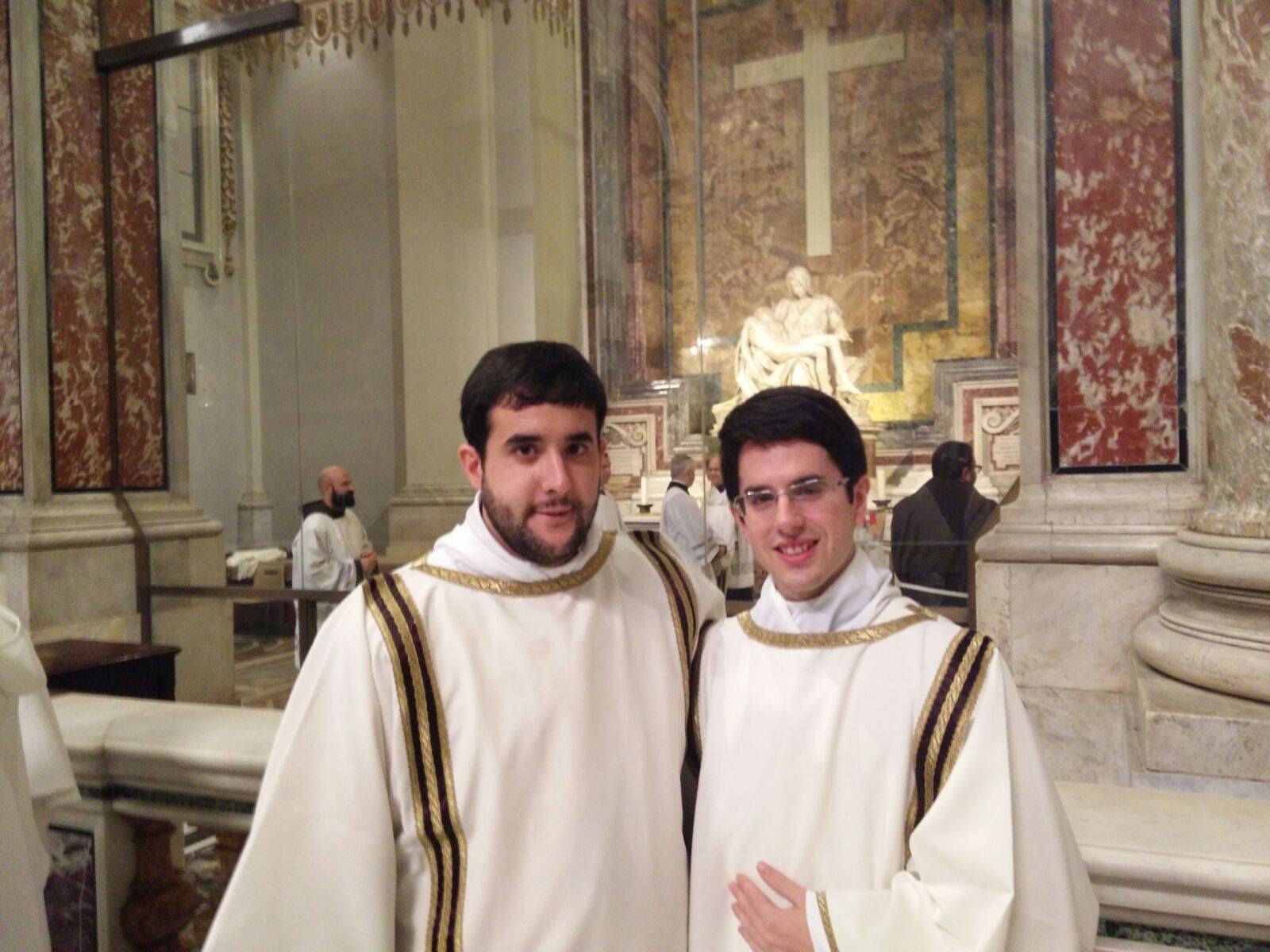 Diáconos junto al Papa: un impulso en el camino al sacerdocio 3 diaconado papa 2