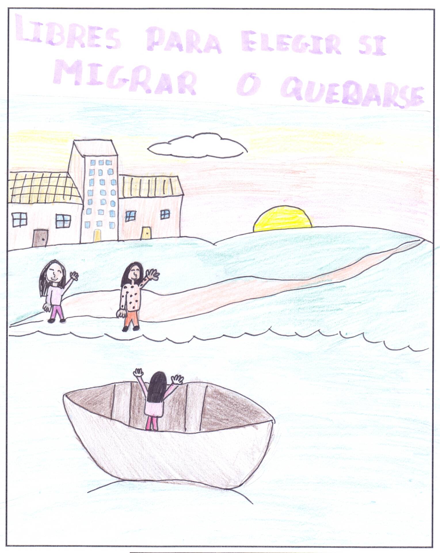 Premios a los mejores dibujos y relatos sobre las migraciones 6 dibujos y relatos