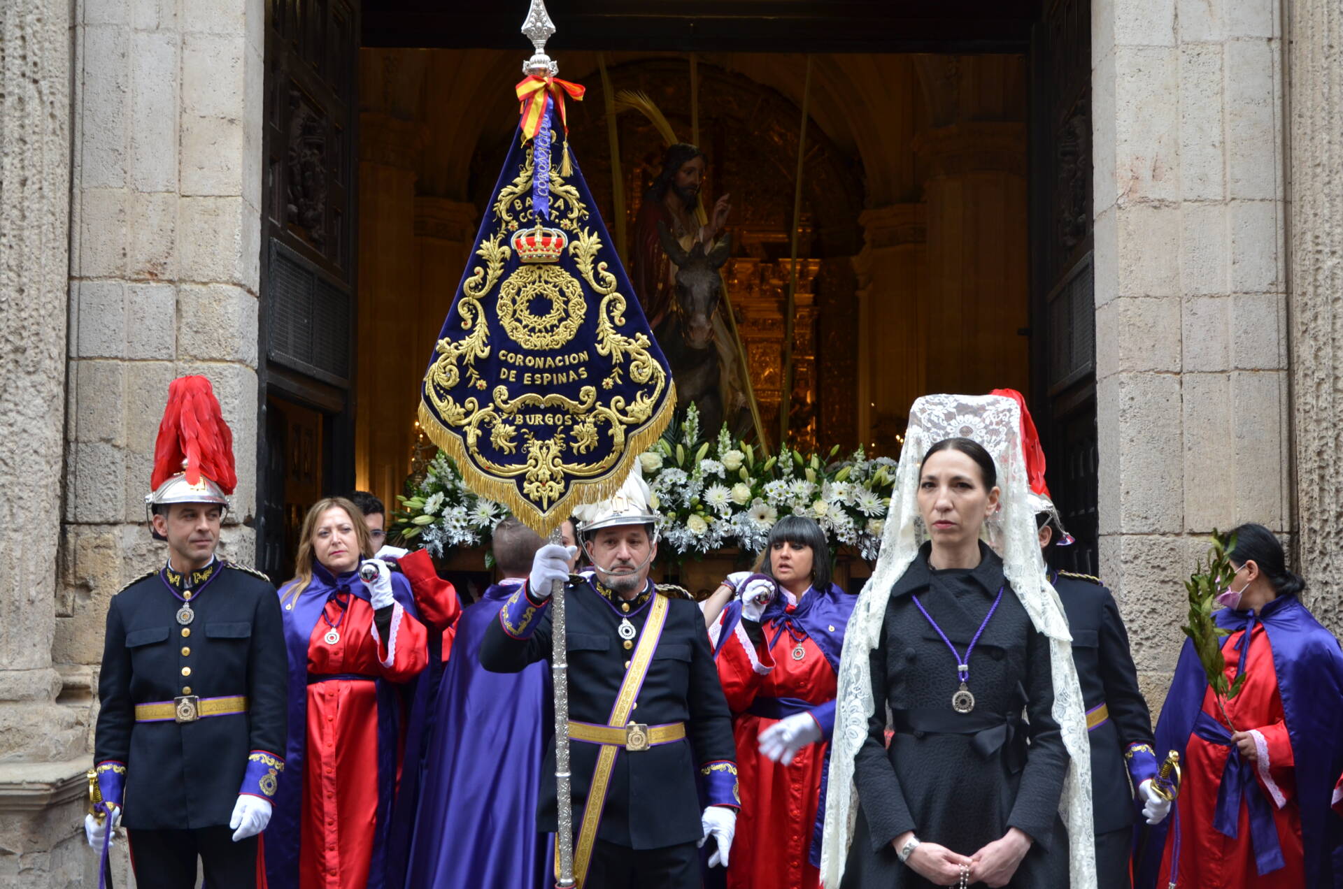 La lluvia desluce la mañana del Domingo de Ramos 2 Domingo de Ramos borriquilla Burgos