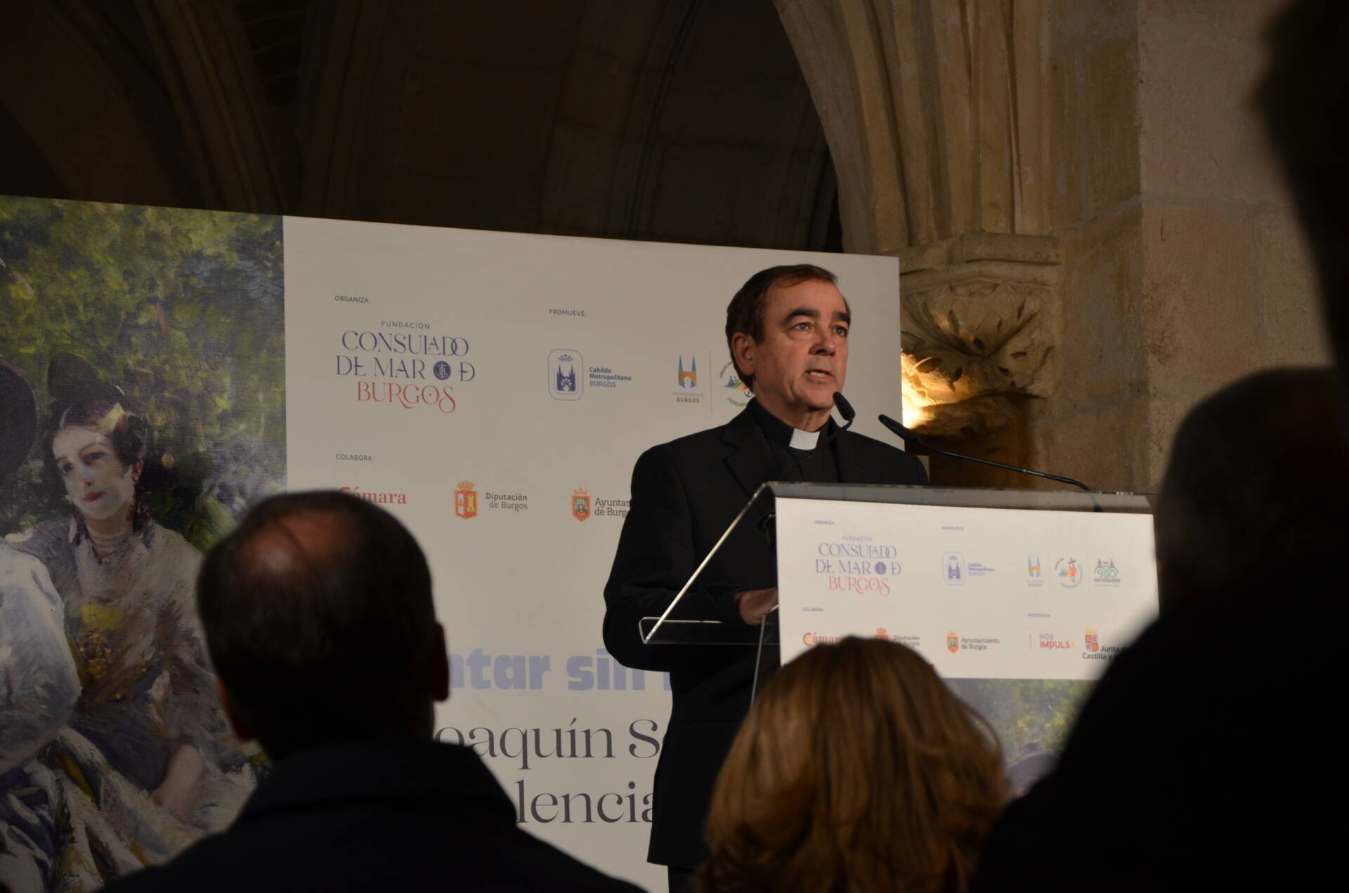 La luz de Sorolla invade la renovada Sala Beato Valentín Palencia de la Catedral 10 Felix Castro Lara presidente cabildo deán