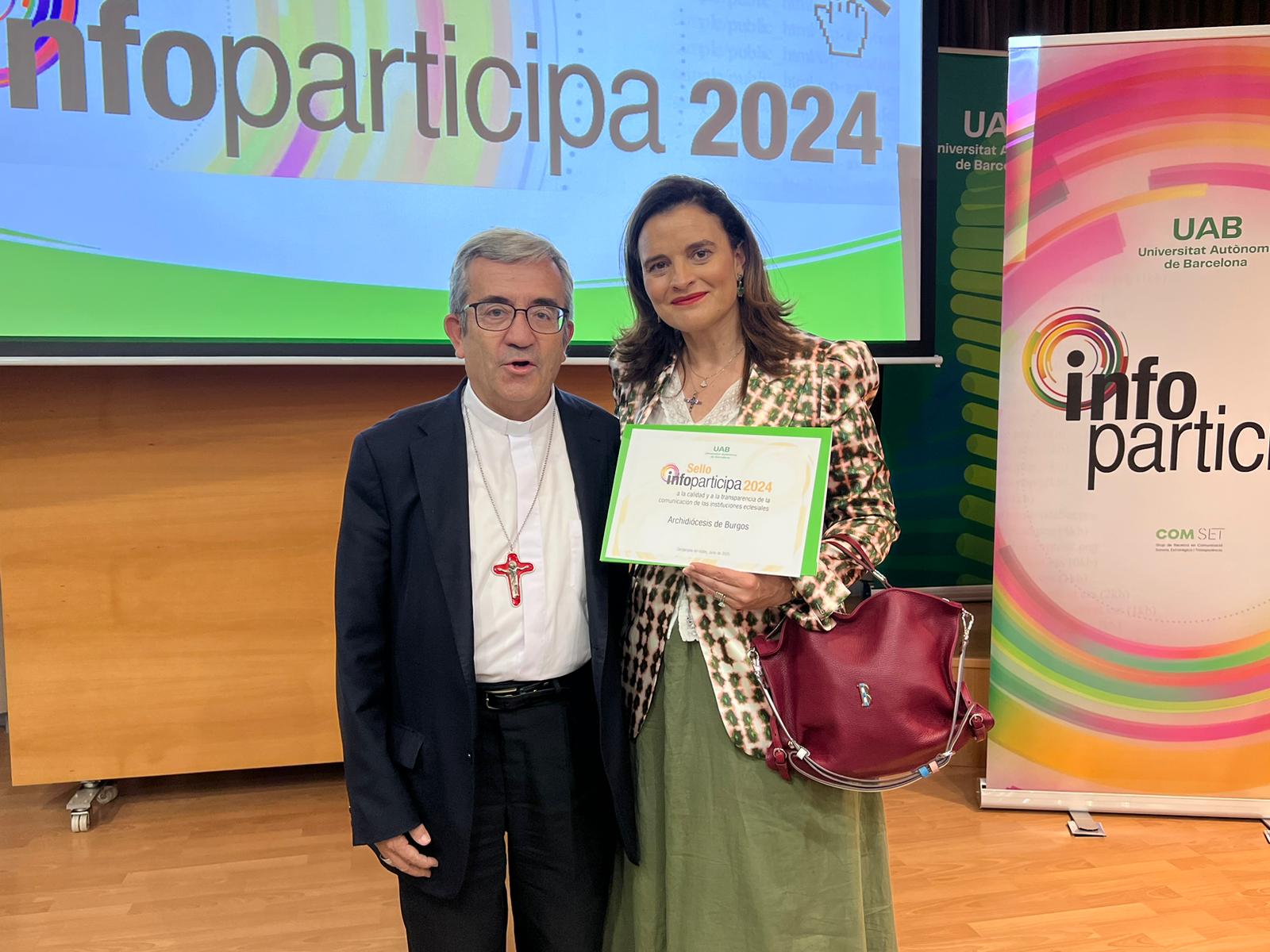 La ecónoma de la archidiócesis recibe el Sello de Calidad y Transparencia de Infoparticipa 7 La ecónoma de la archidiócesis recibe el Sello de Calidad y Transparencia de Infoparticipa