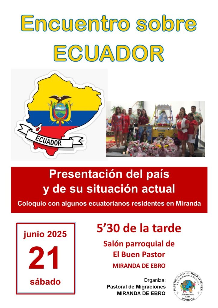 'Encuentro sobre Ecuador', una oportunidad para los mirandeses de conocer mejor a sus vecinos 2 encuentro ecuador miranda ebro