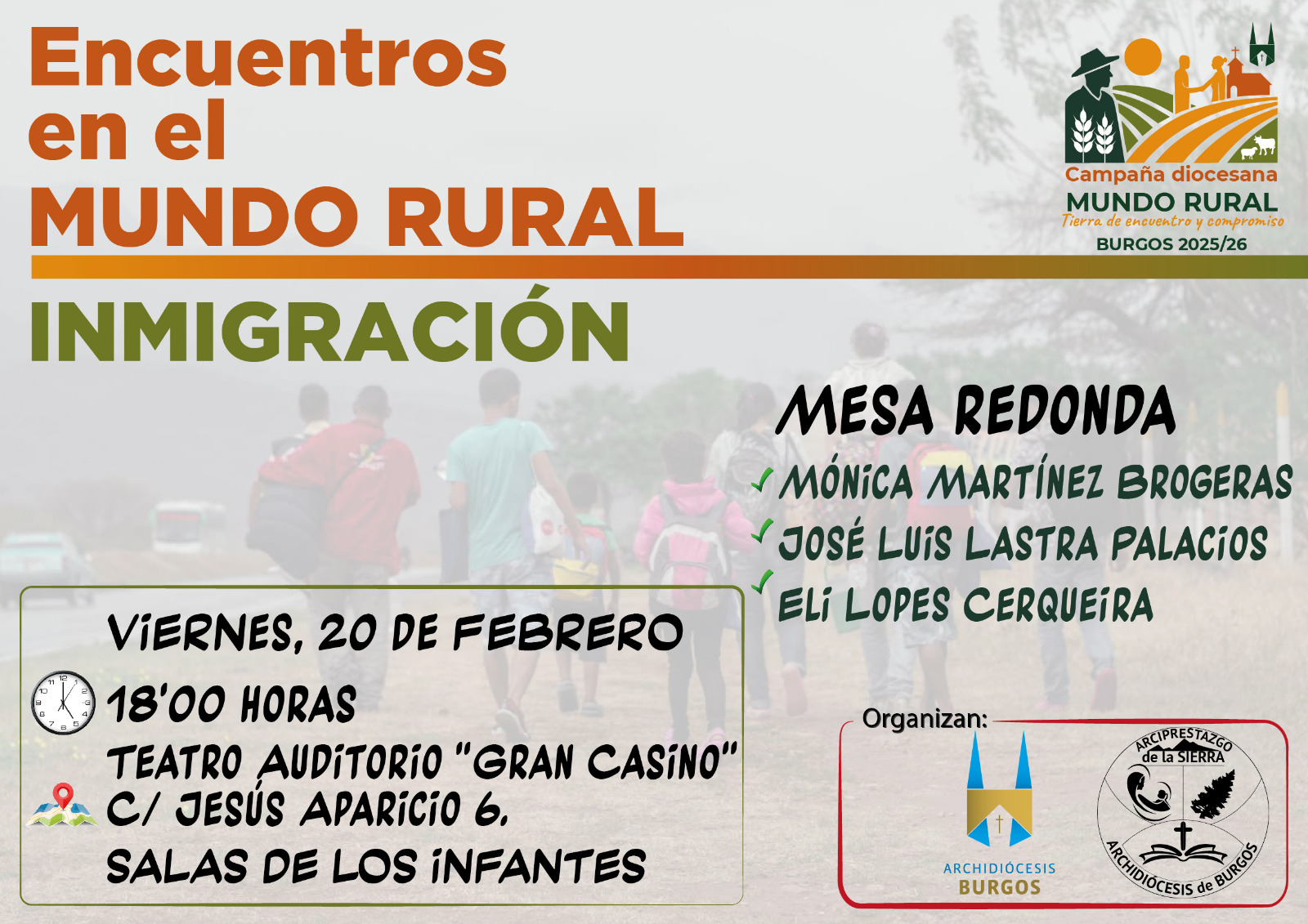 Salas de los Infantes reflexionará sobre la inmigración en el cuarto de los 'Encuentros en el Mundo Rural' 2 encuentros mundo rural inmigracion salas infantes