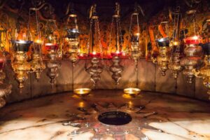Peregrinación diocesana a Tierra Santa 4 Lugar del nacimiento del Señor, en Belén.