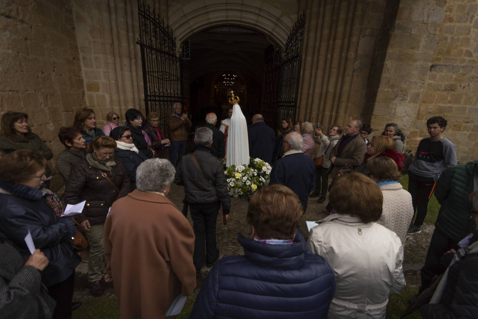 La Virgen de Fátima ya peregrina en Burgos 2 fatima burgos 1