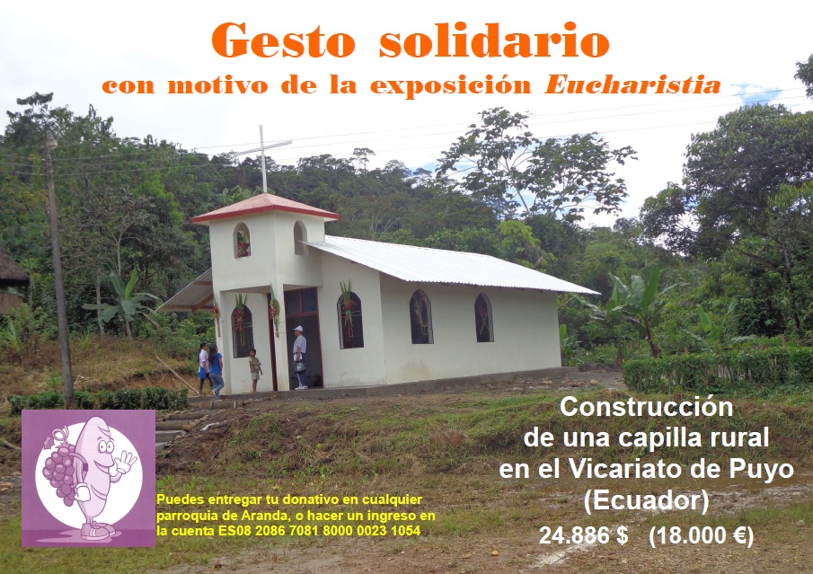 Los cristianos de Aranda de Duero ayudan a la construcción de una capilla en Puyo 1 gesto solidario aranda duero