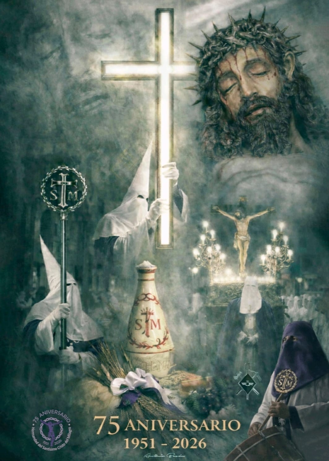 La Hermandad del Santísimo Cristo del Milagro de Aranda conmemora 75 años de historia y compromiso cristiano 2 hermandad santisimo cristo milagro aranda 75 anos 00001