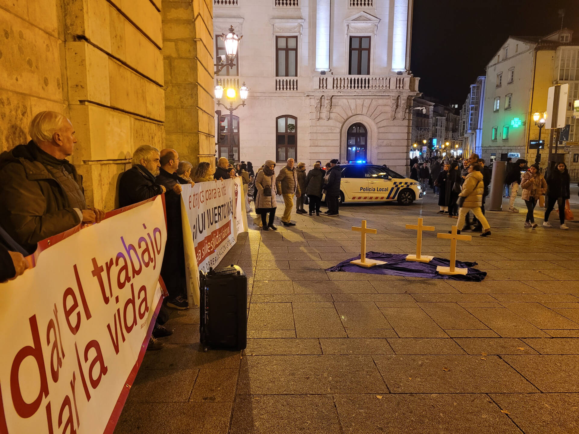 La HOAC de Burgos clama contra la siniestralidad laboral 5 La HOAC de Burgos clama contra la siniestralidad laboral