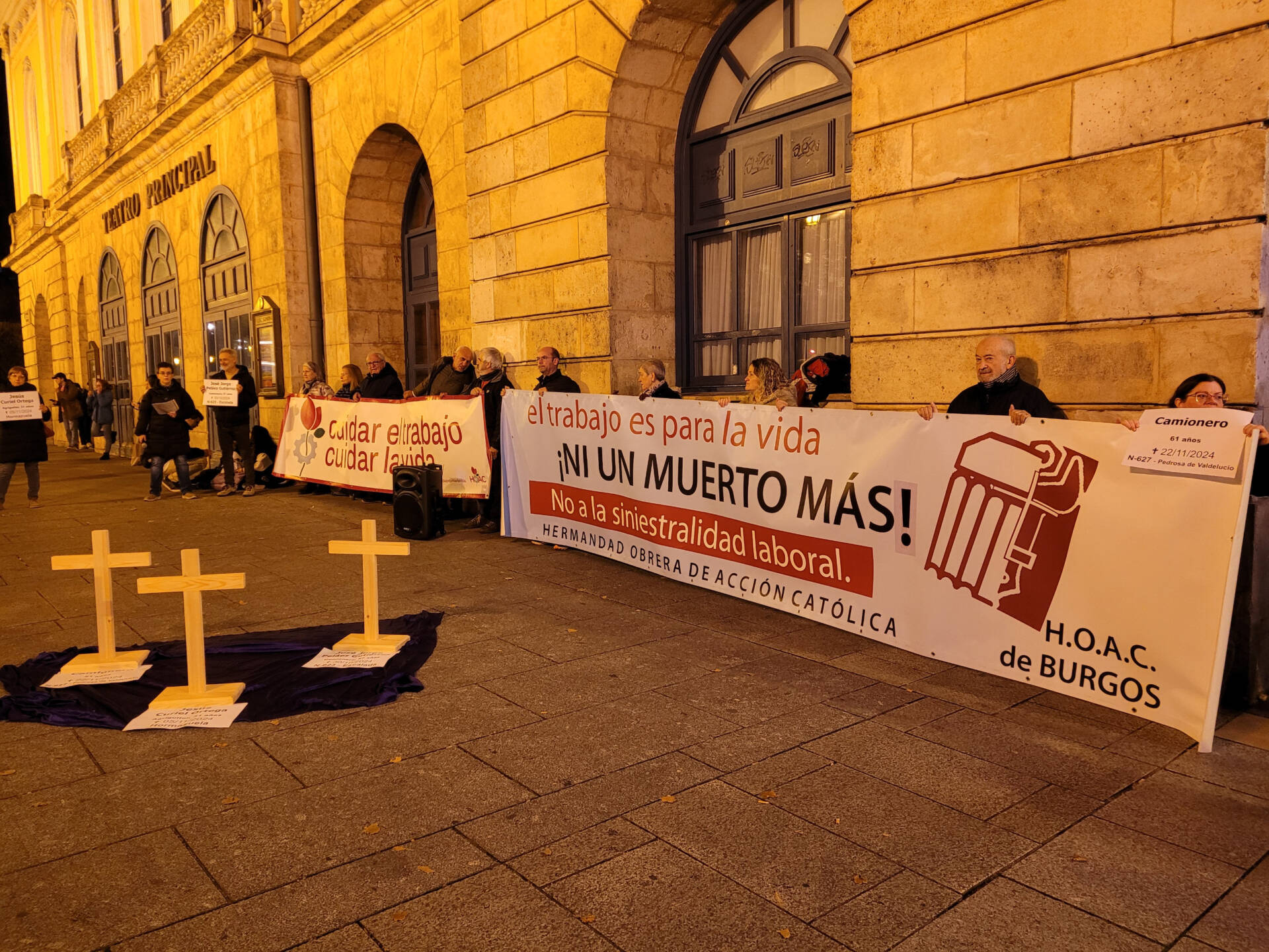 La HOAC de Burgos clama contra la siniestralidad laboral 4 La HOAC de Burgos clama contra la siniestralidad laboral