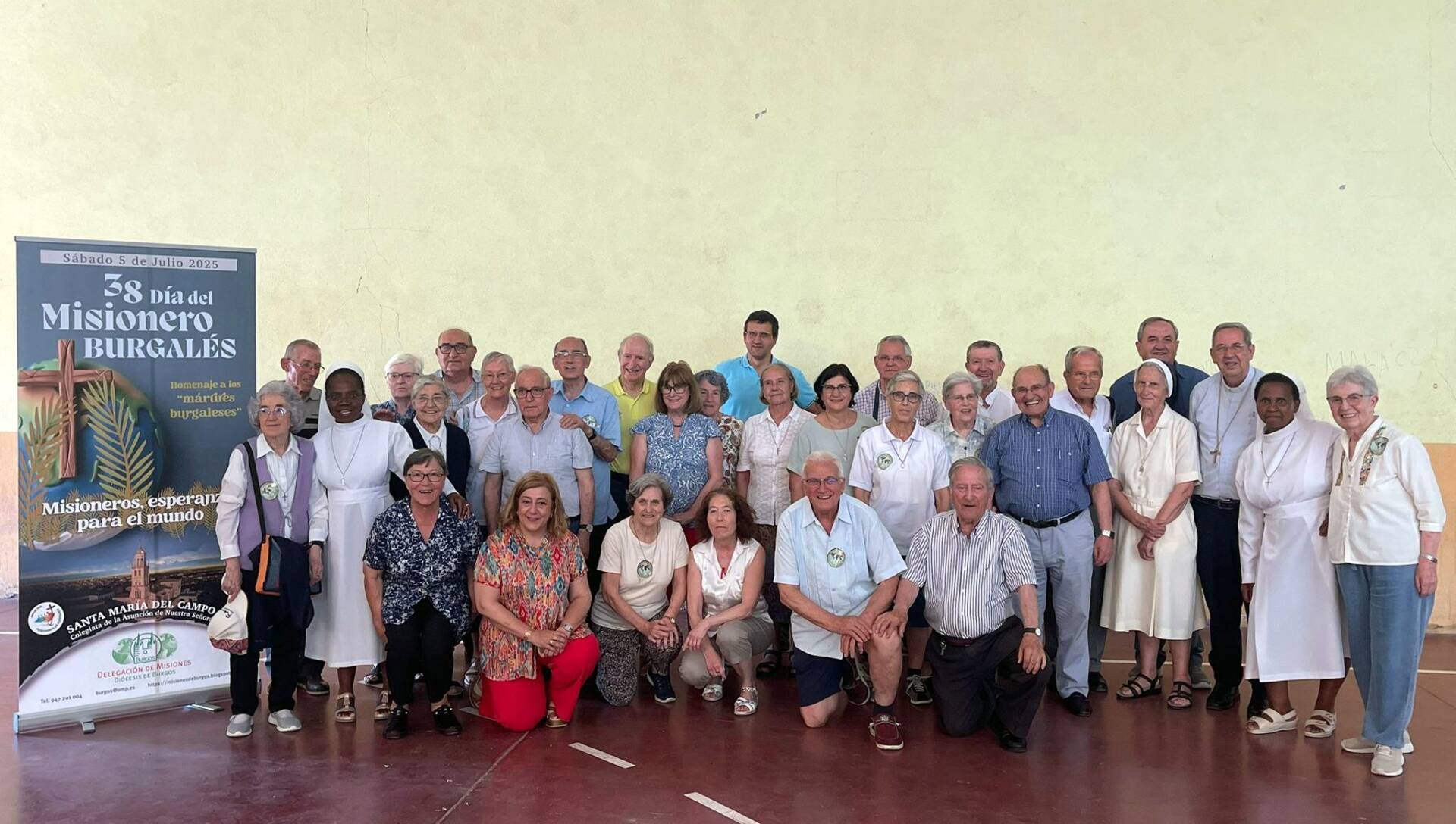 Más de 250 familiares de misioneros se dan cita en Santa María del Campo para celebrar el Día del Misionero Burgalés 1 IMG_7494