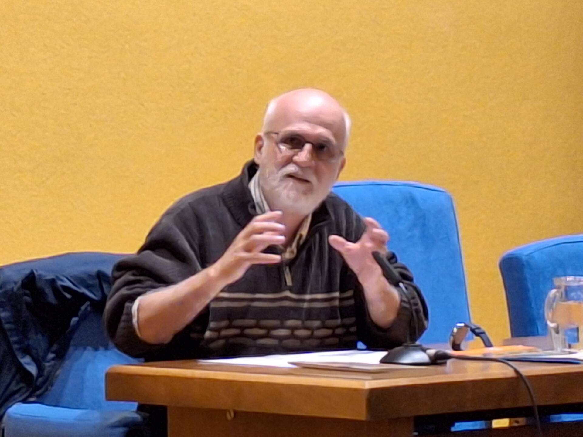 Pedro J. Gómez da inicio a las Jornadas de Divulgación de la DSI en la Facultad 3 Pedro J. Gómez da inicio a las Jornadas de Divulgación de la DSI en la Facultad