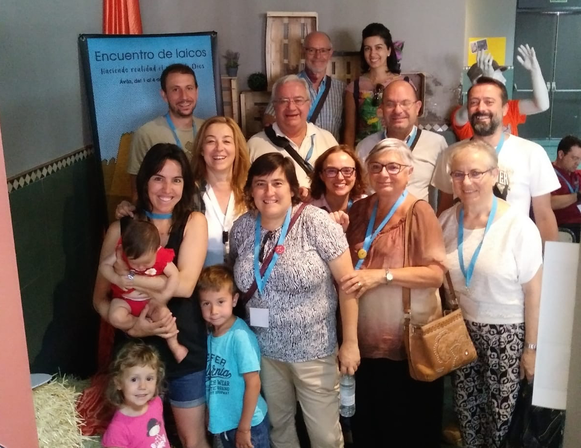 Laicos de toda España se reúnen en Ávila para «hacer realidad el sueño de Dios» 1 Participantes burgaleses en el encuentro.