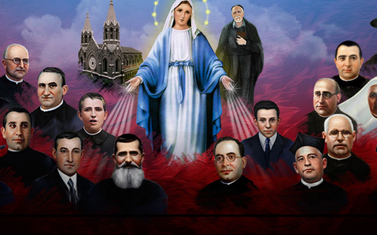 Madrid acogerá la beatificación de dieciséis mártires burgaleses 1 Cartel oficial de la ceremonia de beatificación.