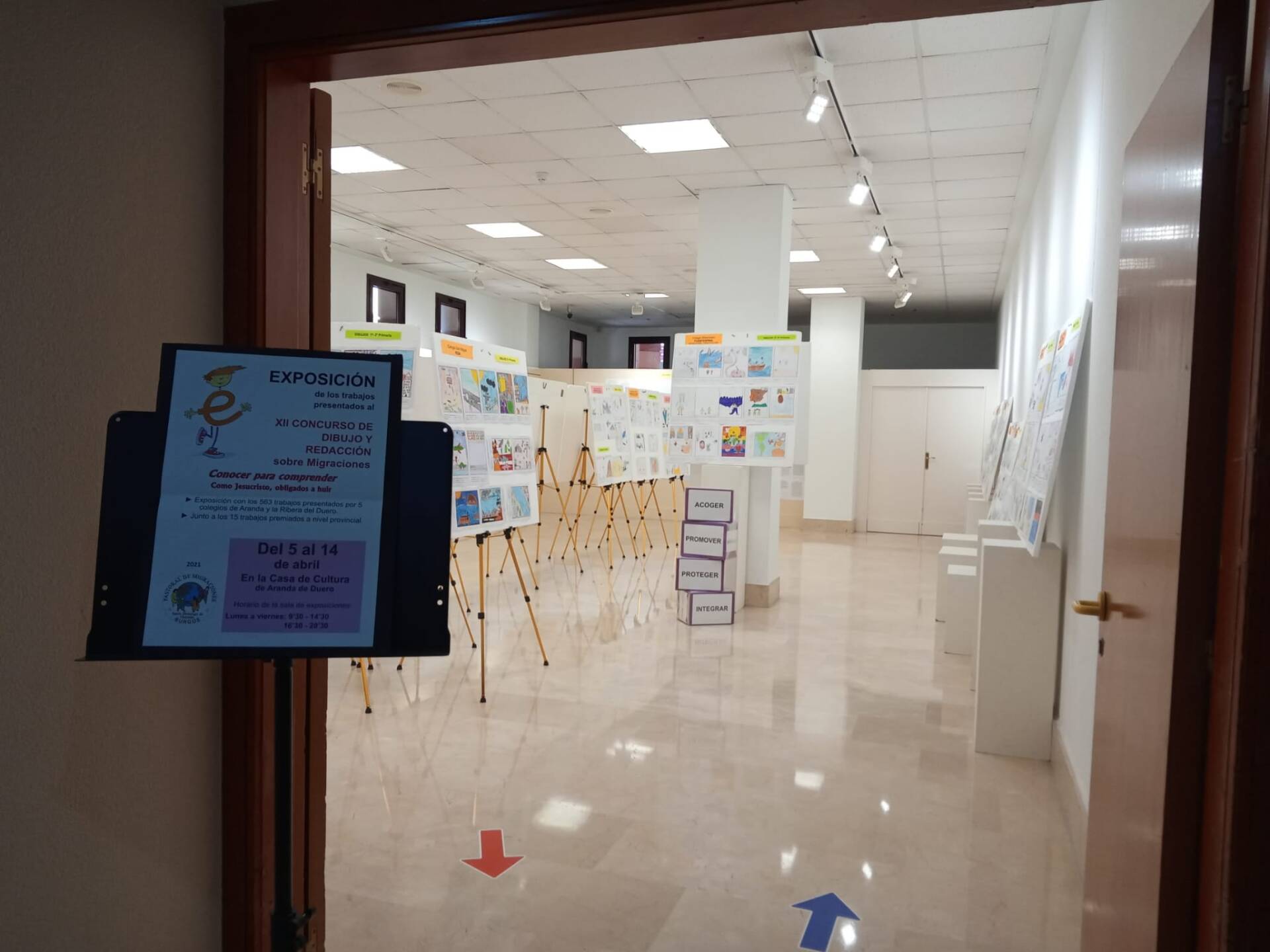 Los alumnos de la Ribera del Duero reflejan con pintura la Jornada de las Migraciones 4 migraciones_4