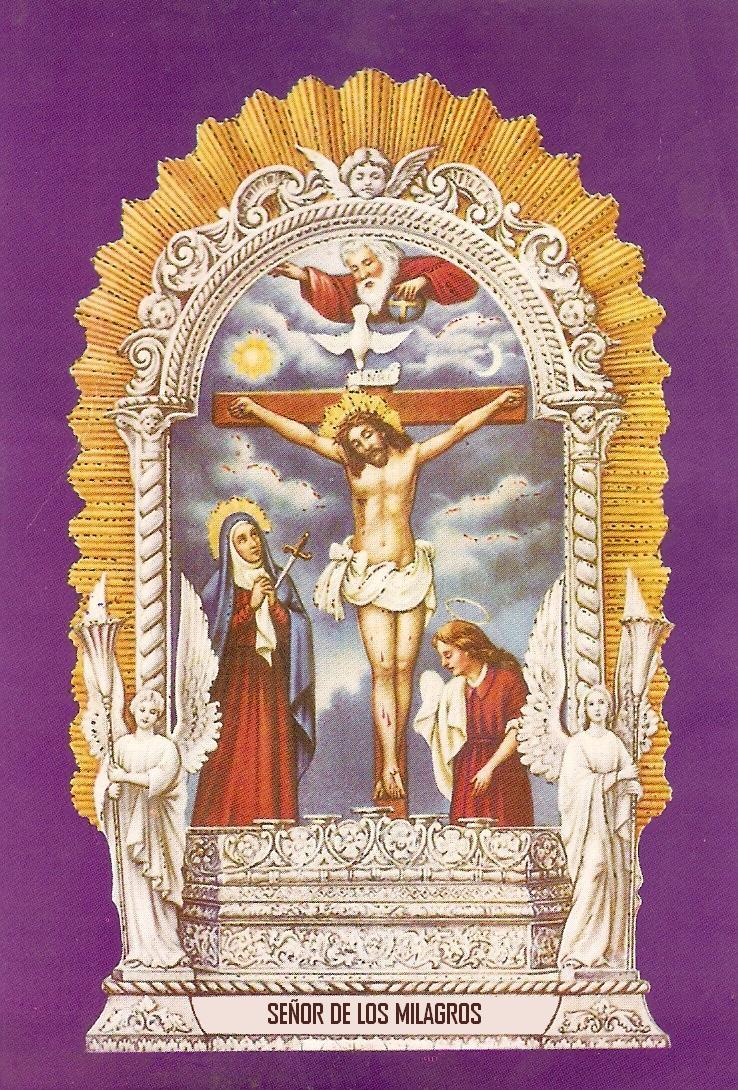 Celebración peruana del Señor de los Milagros en Burgos 1 milagros