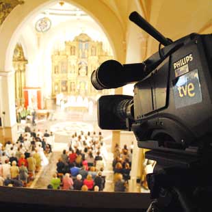 TVE acercará a toda España la misa desde Aranda de Duero 1 misa tve