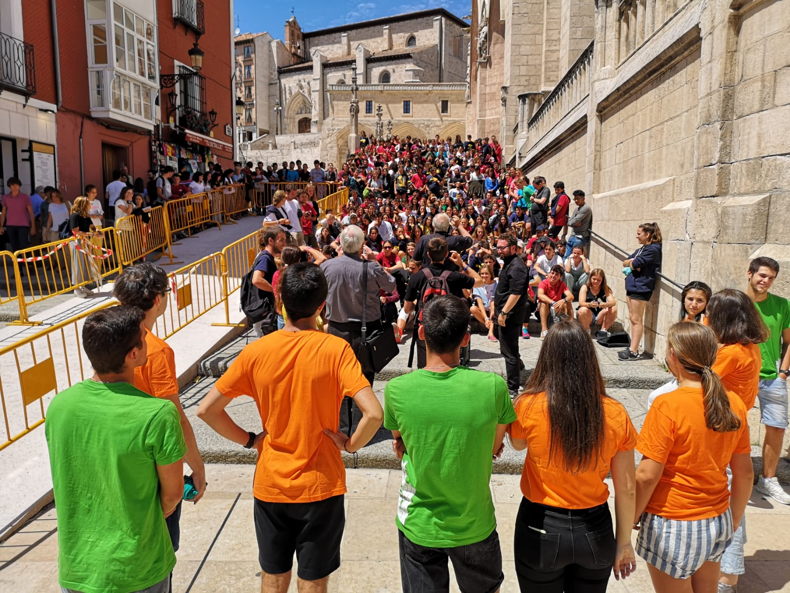 Jóvenes de Terrassa concluyen en Burgos su peregrinación diocesana 1 peregrinacion terrassa_3