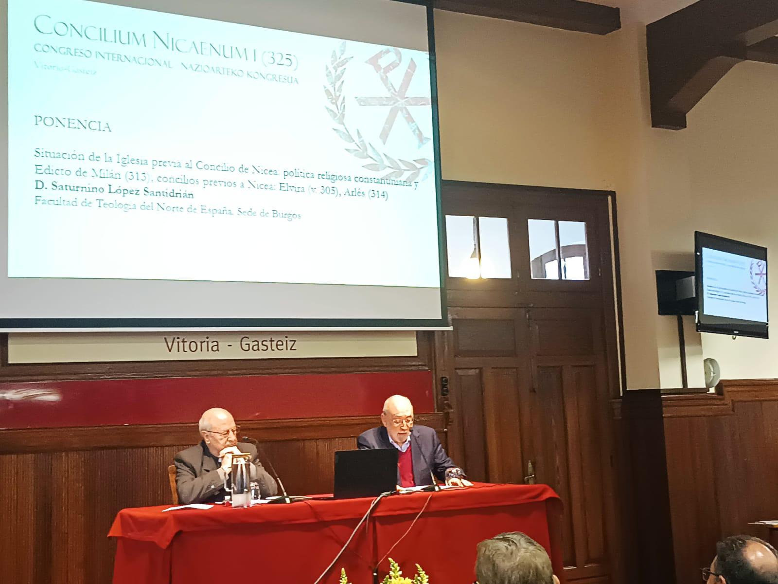 Tres profesores de la Facultad de Teología participan en Vitoria en el Congreso Internacional sobre el Concilio de Nicea 3 Tres profesores de la Facultad de Teología participan en Vitoria en el Congreso Internacional sobre el Concilio de Nicea
