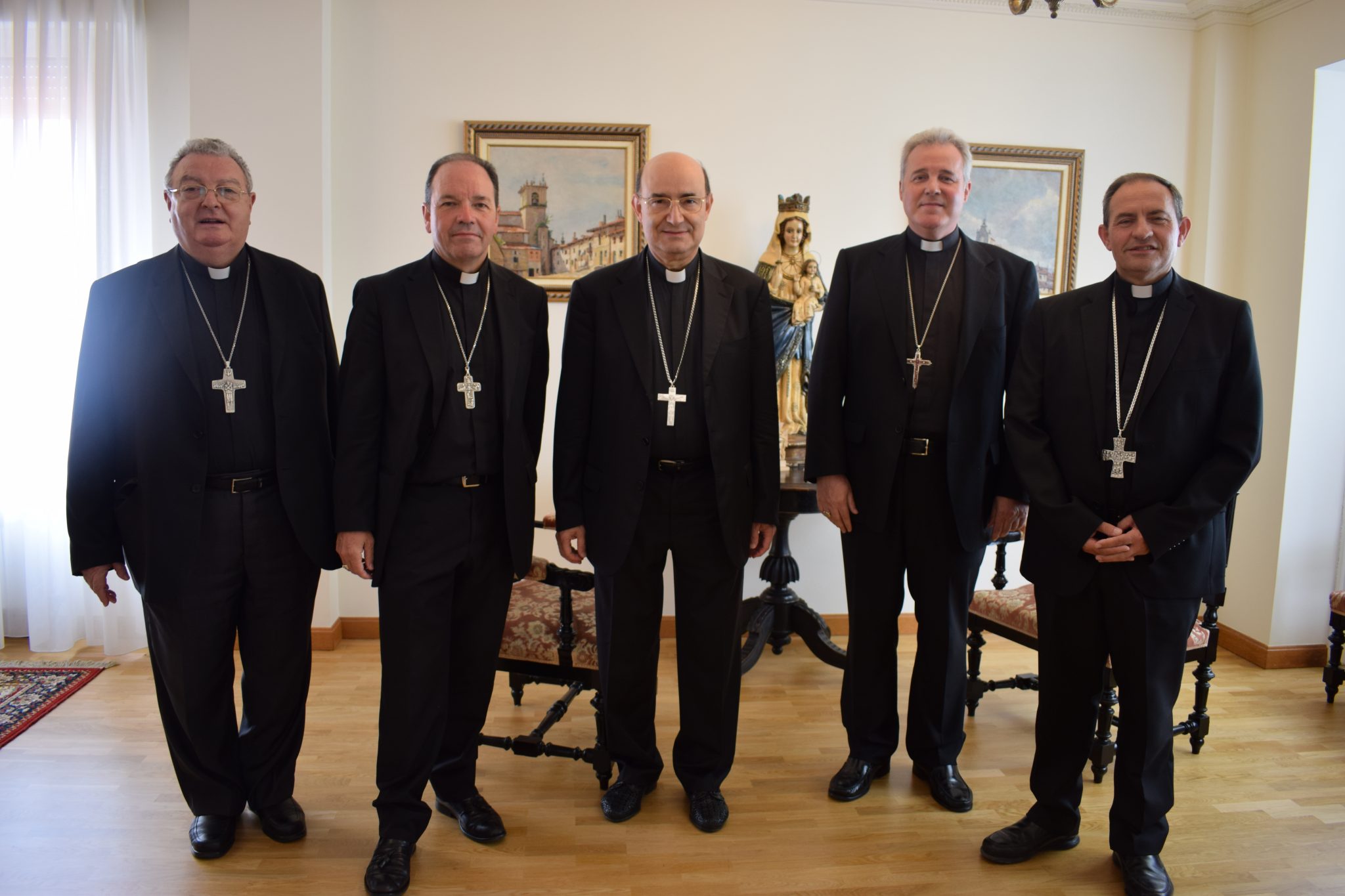 Reunión en Vitoria de los obispos de la provincia eclesiástica de Burgos 1 Instantánea de los obispos de la provincia eclesiástica de Burgos hoy en Vitoria.