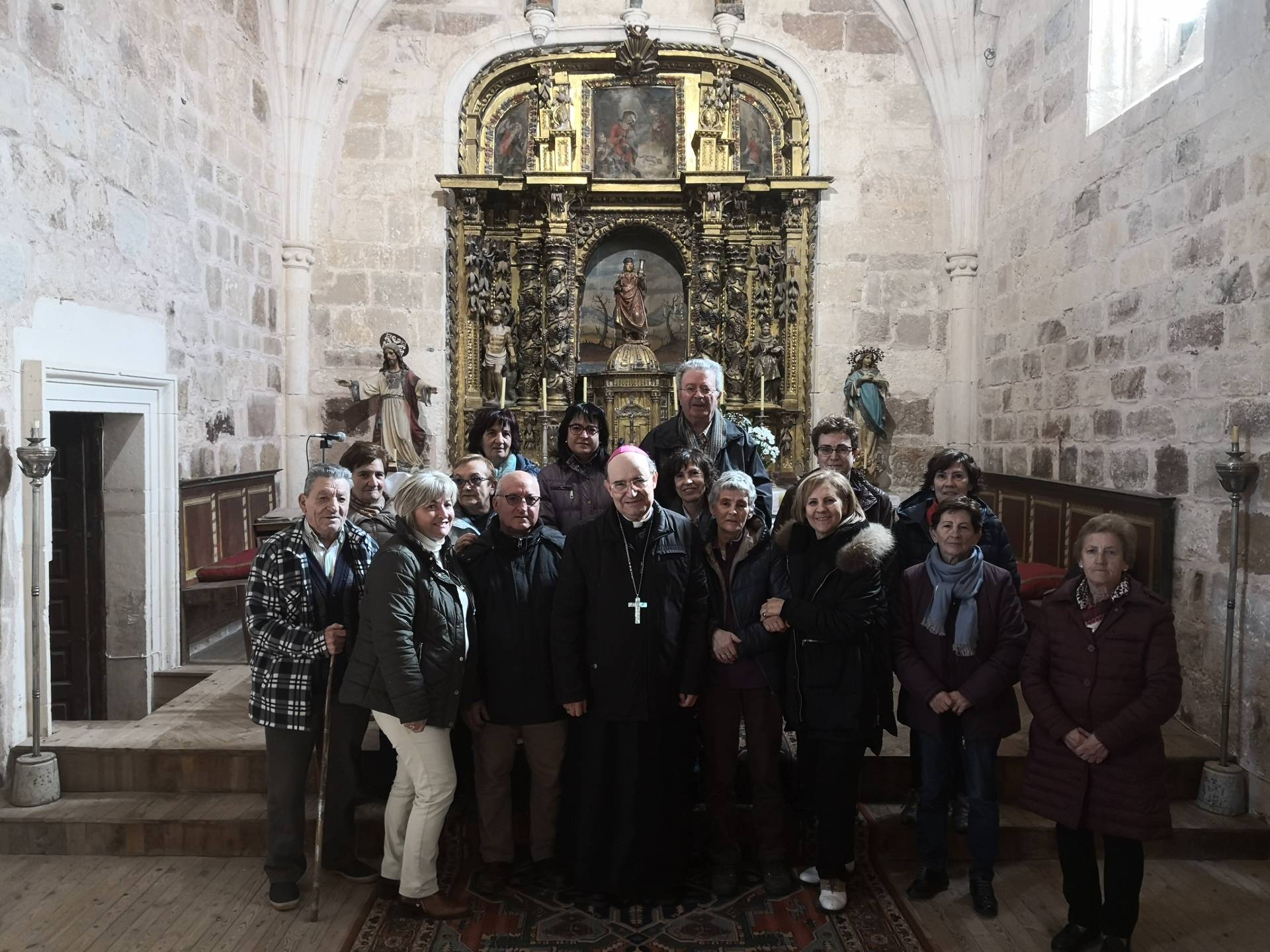El arzobispo visita la Unidad Pastoral de Cardeñadijo 3 quintanalara