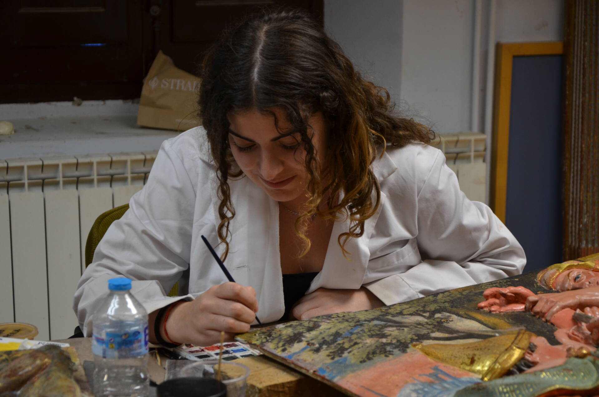 «Una experiencia bonita»: un mes restaurando su primer retablo 15 «Una experiencia bonita»: un mes restaurando su primer retablo