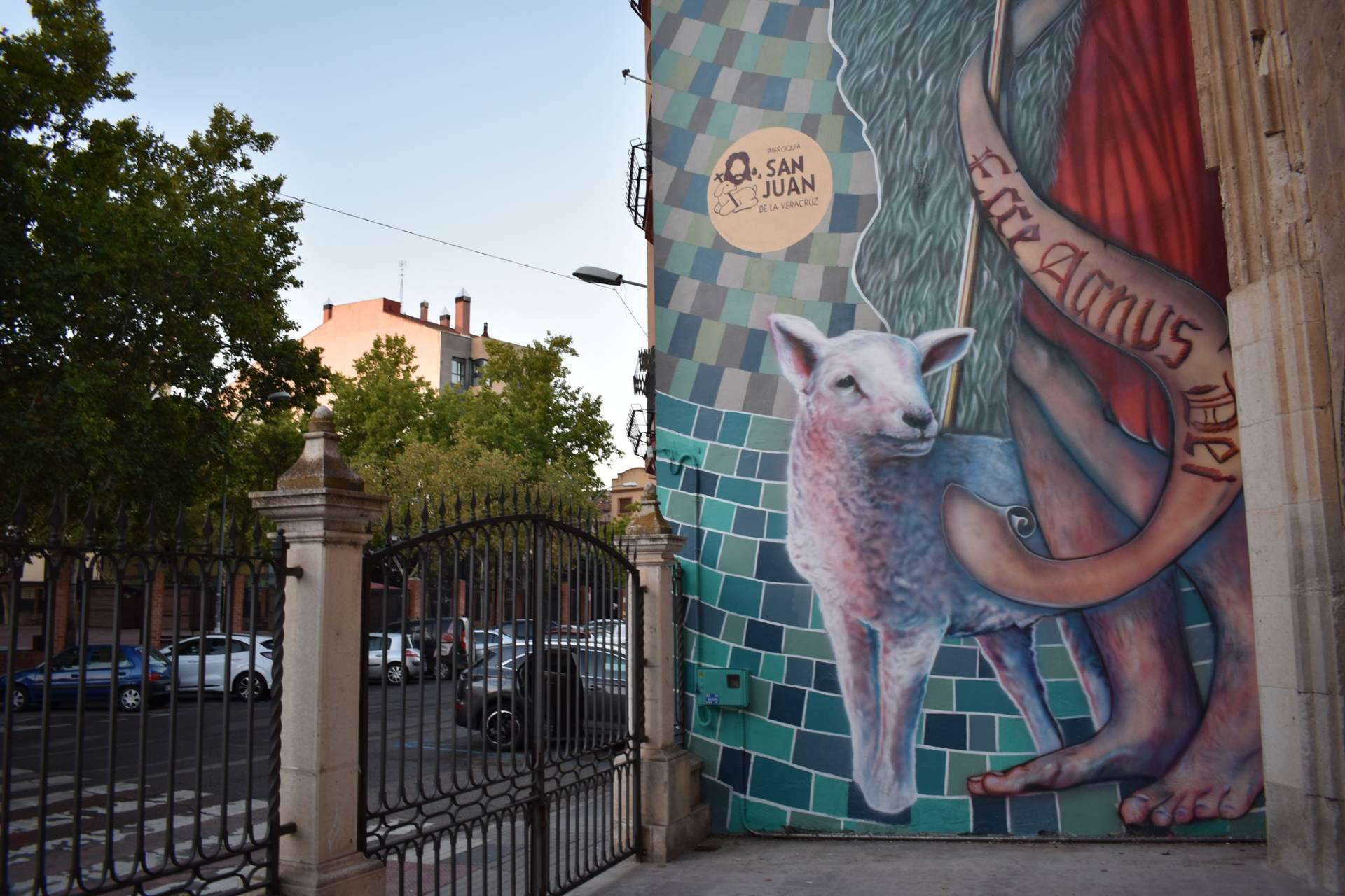La parroquia de San Juan de la Vera Cruz de Aranda inaugura un mural de 19 metros de altura 3 san juan bautista aranda de duero