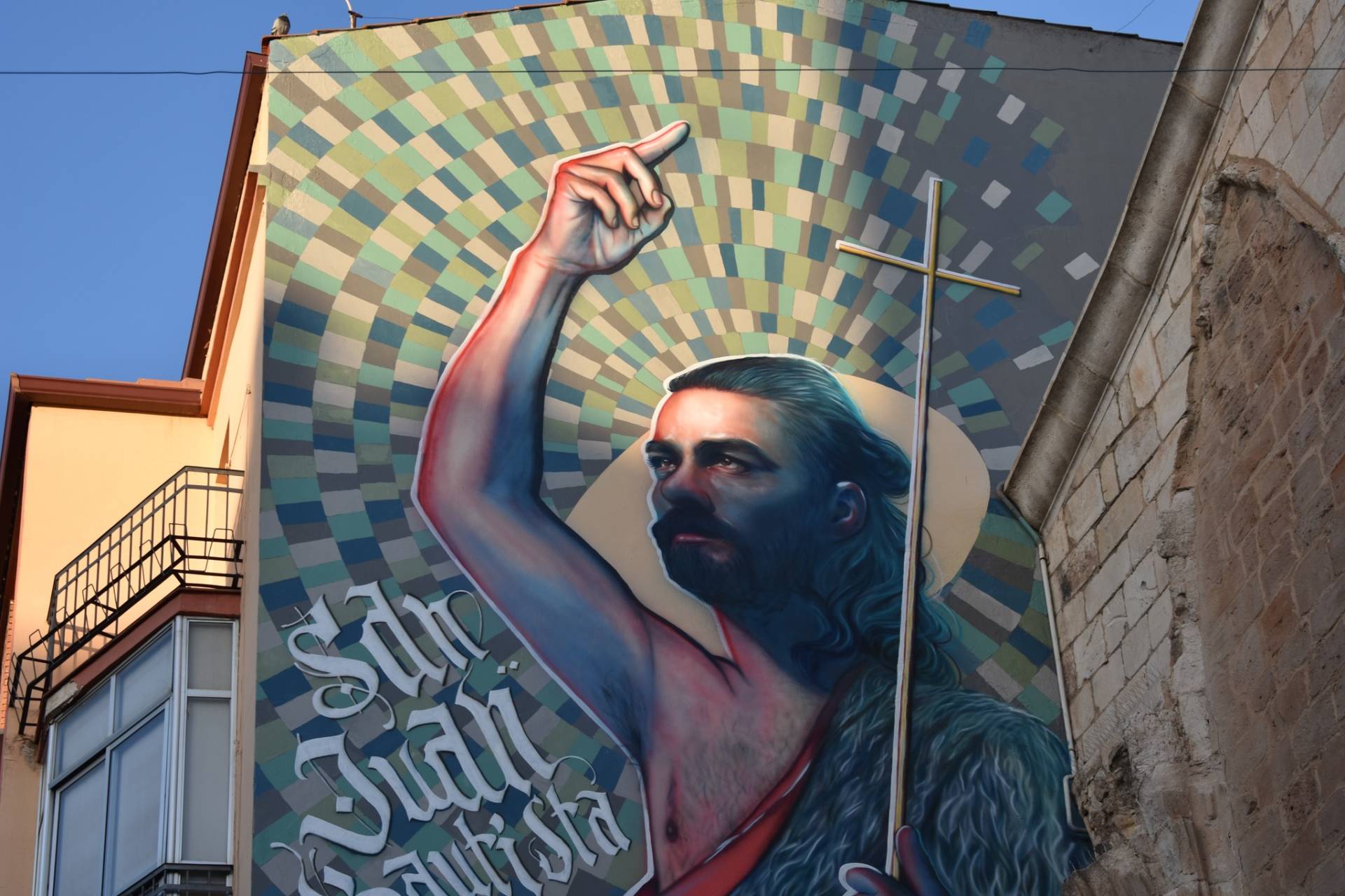 La parroquia de San Juan de la Vera Cruz de Aranda inaugura un mural de 19 metros de altura 4 san juan bautista aranda de duero
